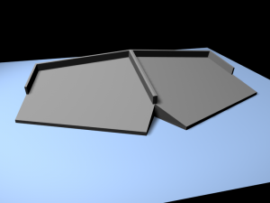 ManuForm: custom contoured 50% ergo board 28856-7