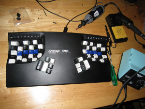 Adding extra keys to your Kinesis Advantage 3289-10