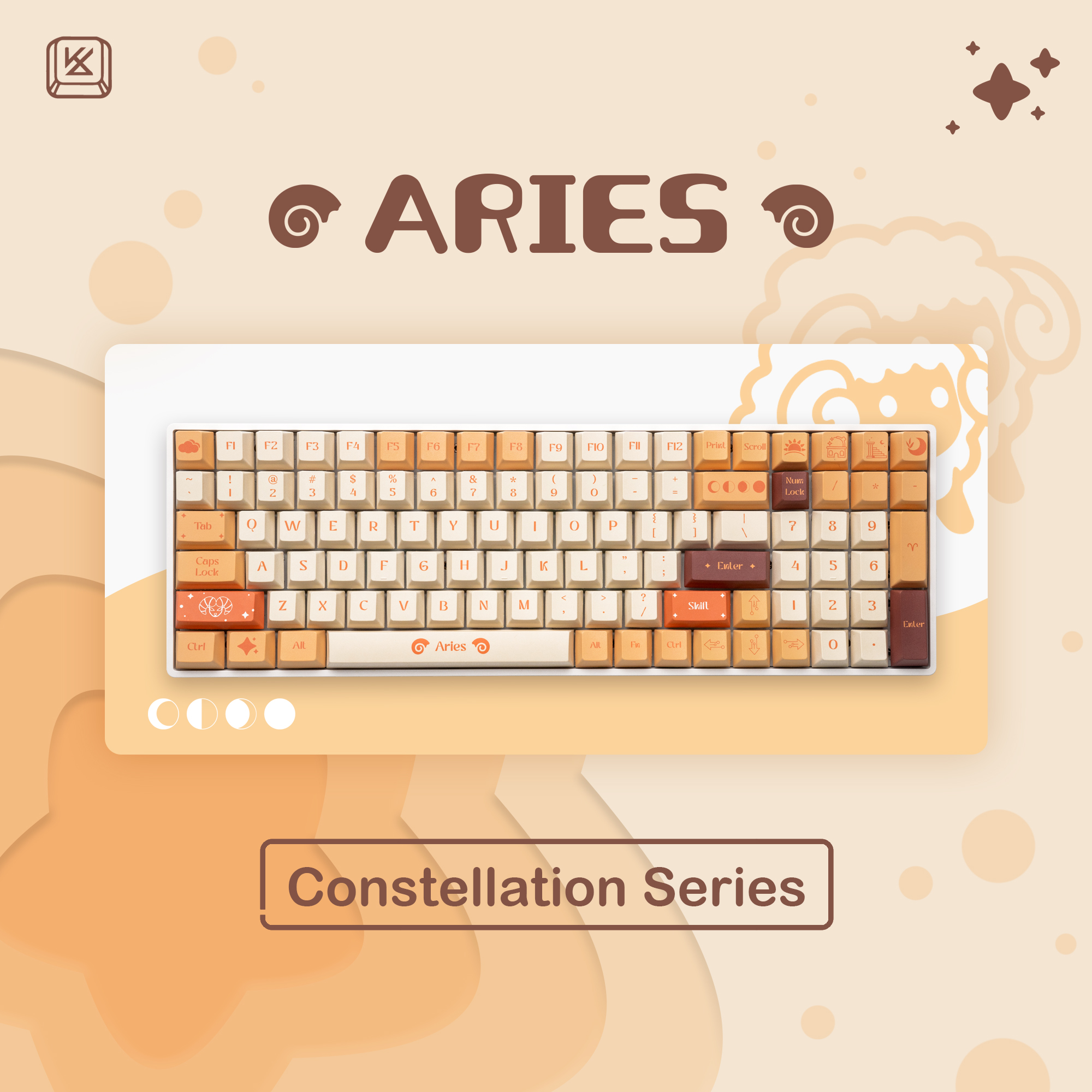 We designed some keycaps about Constellations(fire) 303524-1