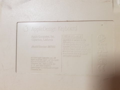 Is this a new Apple Design Keyboard variant?