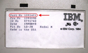 IBM Model M(35g4749) 175291-0