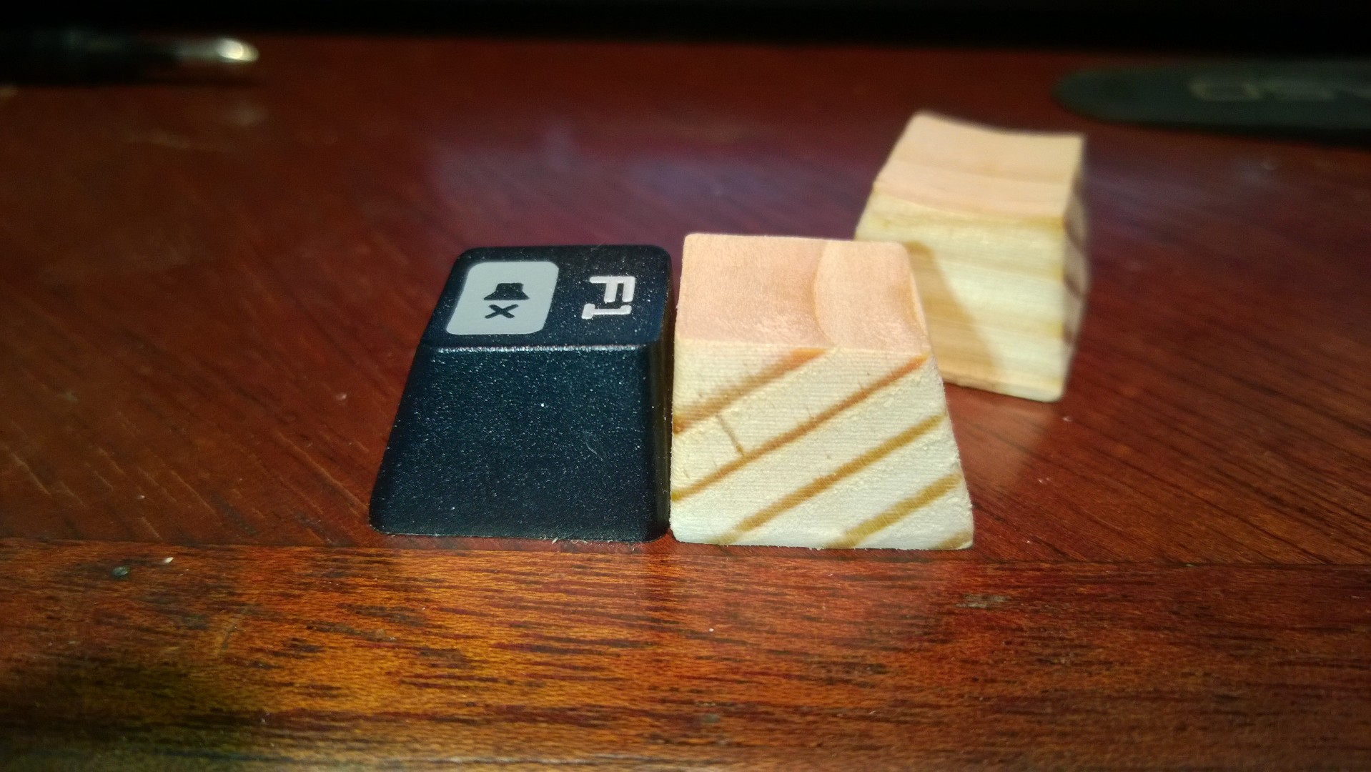 CNC'd Keycaps 122117-16