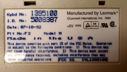 Model M identification