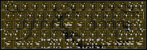 Working on new symmetric stagger board. 60% case "universal" drawings? 86331-1