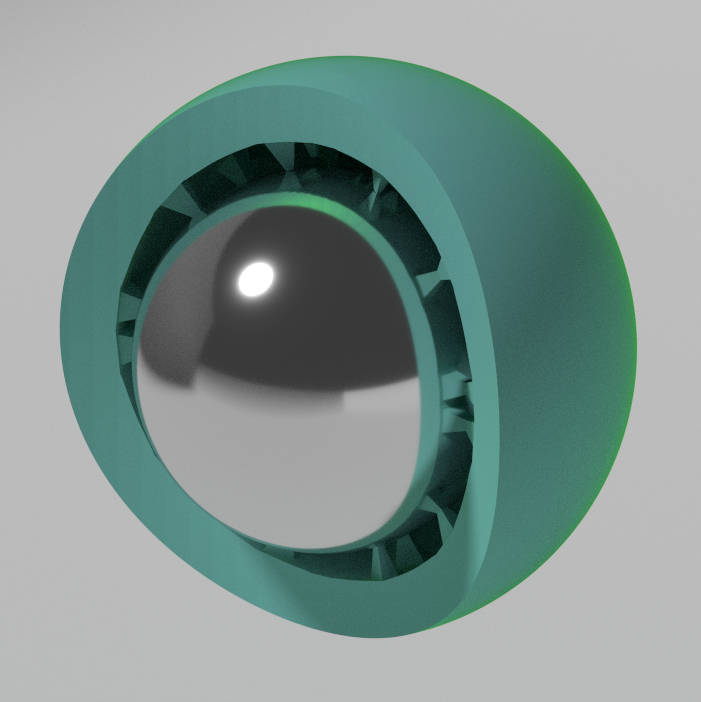 Trackball via Ball Transfer Units *3D Mock-up Made* 118411-0