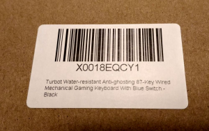 Turbot 87 key (blue) -- $24 (Free Prime Shipping) 175097-2