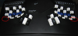 Adding extra keys to your Kinesis Advantage 3269-0