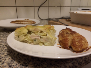 iLLucionist Cooks: Celeriac and Potato Gratin with Thyme and Chives 180467-1