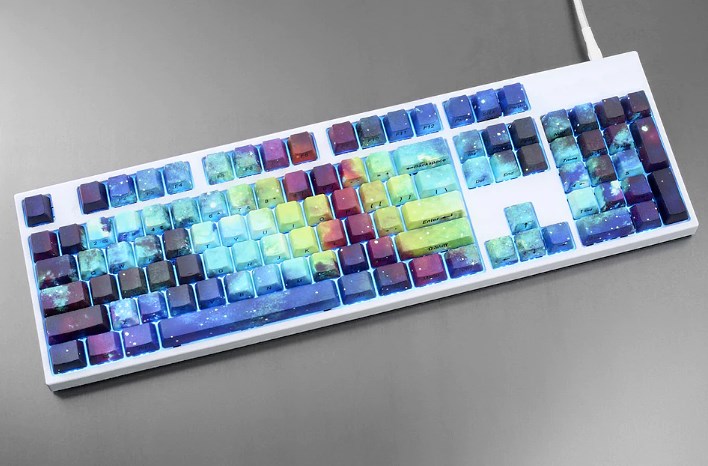 GalaxC PBT full dye-sub graphic button sets $57.99 on MD 168003-0