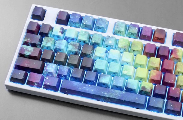 GalaxC PBT full dye-sub graphic button sets $57.99 on MD