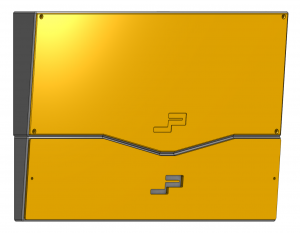 Opensource CNC Aluminum Unibody Case for Arisu PCB 242232-1