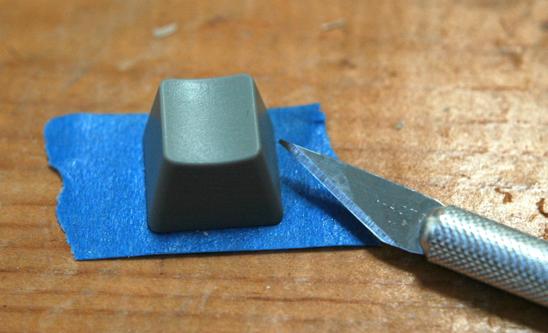 Continued experiments in homemade key caps...with interesting results. 16035-2