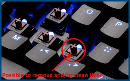 Possible To Remove And/Or Clean A Cherry MX Switch?