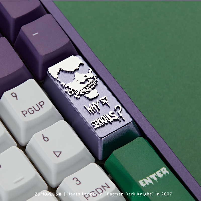 【IC】ZOMOPLUS 5th Joker theme Artisan Keycap - Arkham Asylum🤡 284503-2