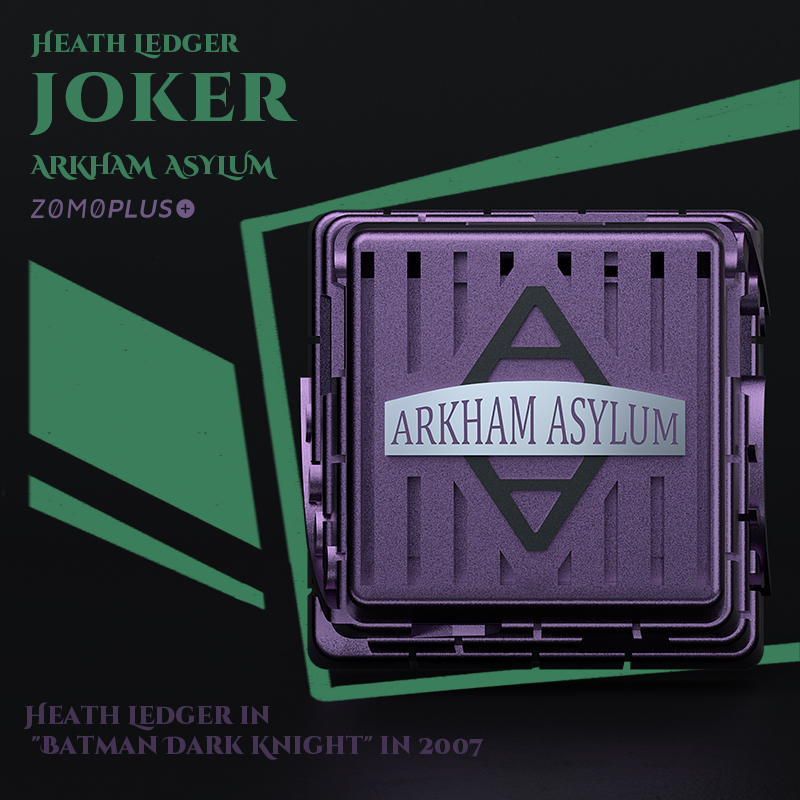 【IC】ZOMOPLUS 5th Joker theme Artisan Keycap - Arkham Asylum🤡 284552-12