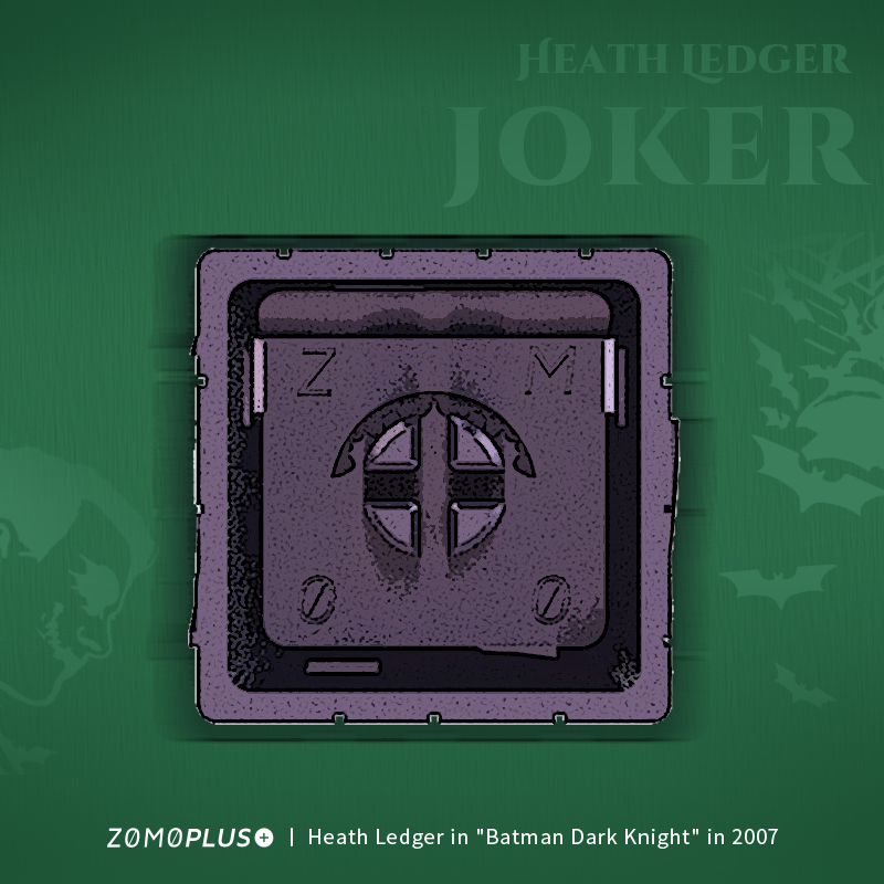 【IC】ZOMOPLUS 5th Joker theme Artisan Keycap - Arkham Asylum🤡 284560-16