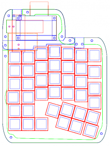 ErgoSquare - custom split keyboard 148652-0