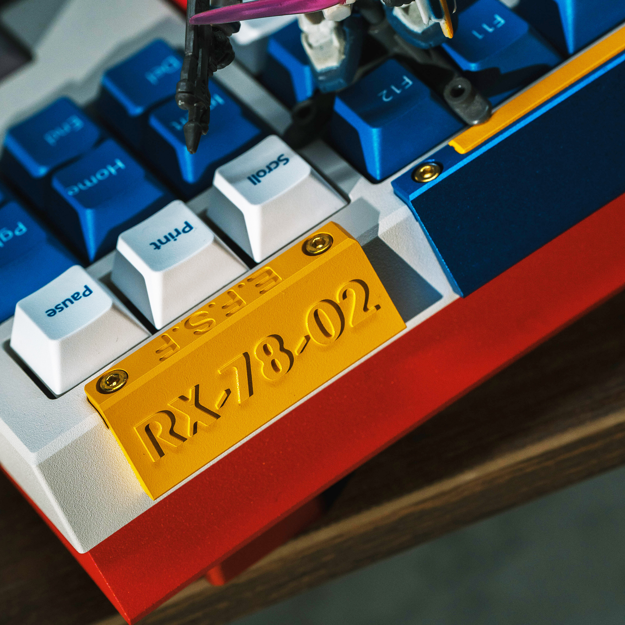 【IC】Keygeak-PIXI87 Customized Keyboard (Inspired by Gundam) 304722-14