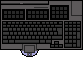 Keyboard pixel art things.