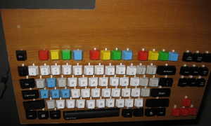 My extremely budget Keycap Board 26167-7