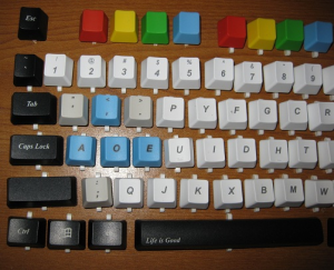 My extremely budget Keycap Board 26169-2