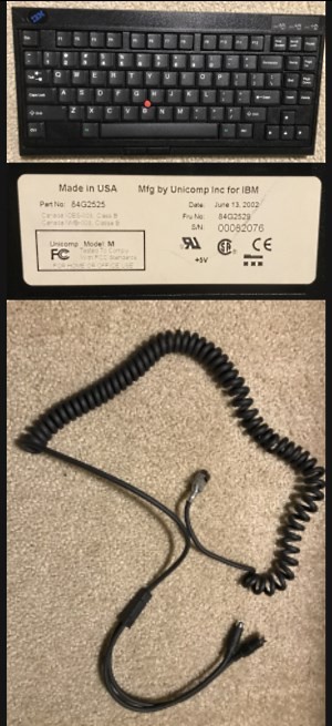 Unusual mini Unicomp Model M (98U0176), $24.99+shipping