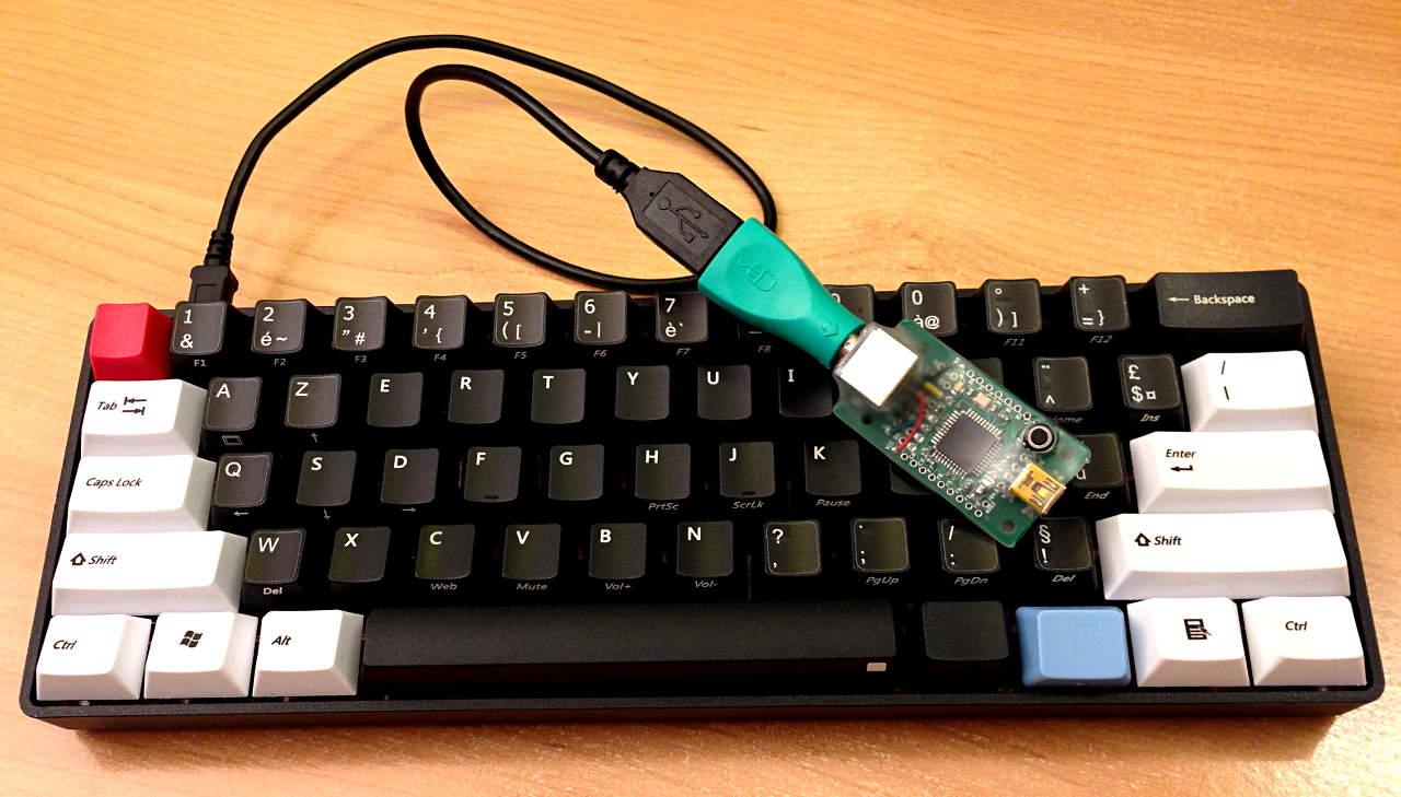 Commercial keyboards with updateable firmware? 85884-0