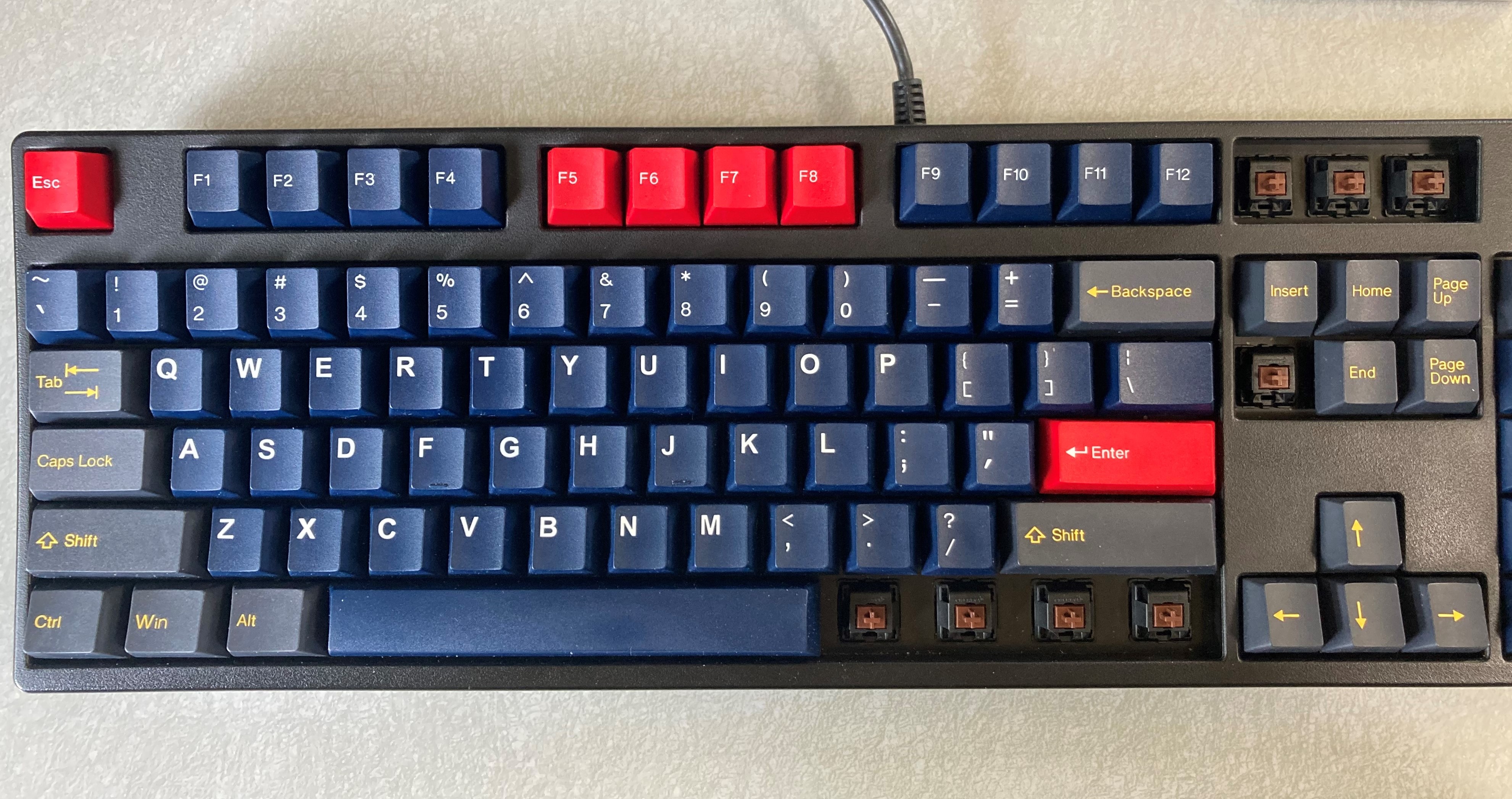 Hack for determining which keys I can live without for a 65% 267748-0