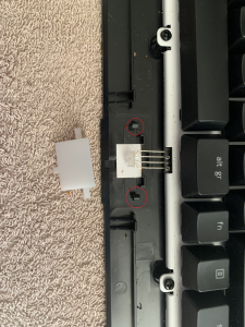 Razer Blackwidow Chroma v2 Disassembly and USB-C Mod 246646-5