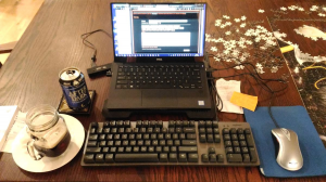 My bargain factory-refurb Logitech K840 (Romer-G switches) 194970-0