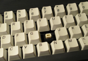 NeXT Keyboard (Non-ADB ANSI Undamped Cream Alps Hasu Converter) 147911-1