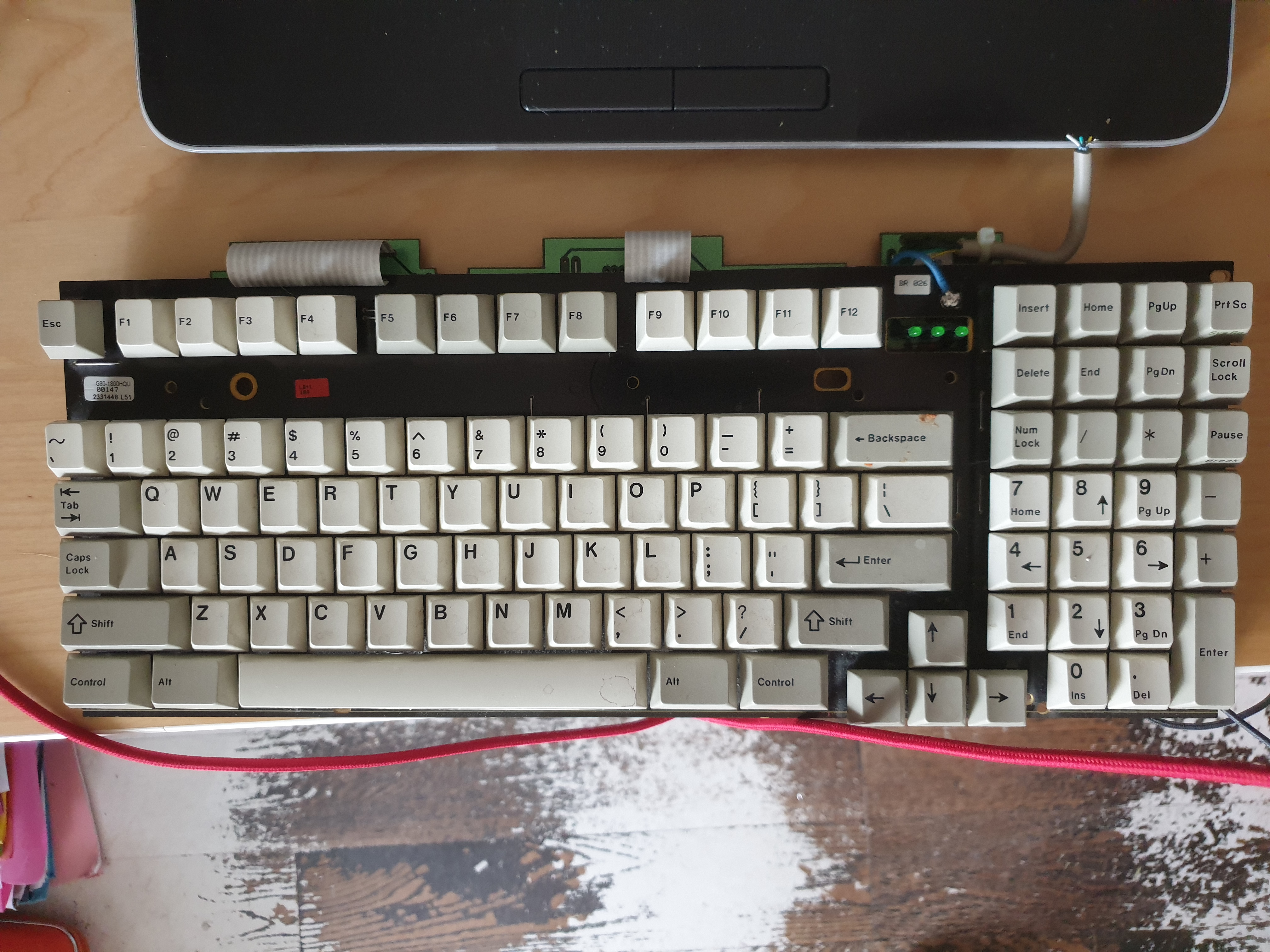 Replacing cable from a Cherry G80-1800 HQU / PS2 (?) to USB 212691-1