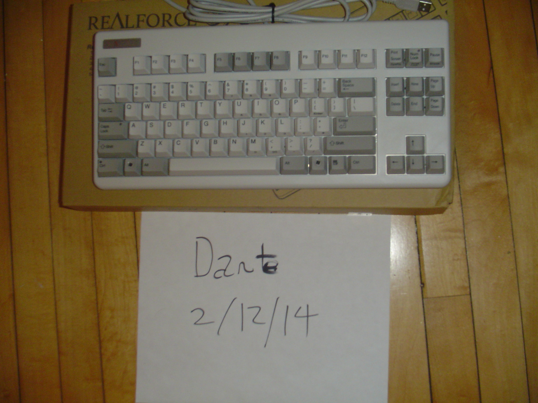 FS: (Oh no he didn) Realforce 87U Silent (White/Gray) 54305-0