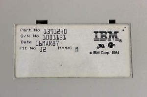 Virtually unknown 1st-gen Model M, p/n 1391240 109736-0