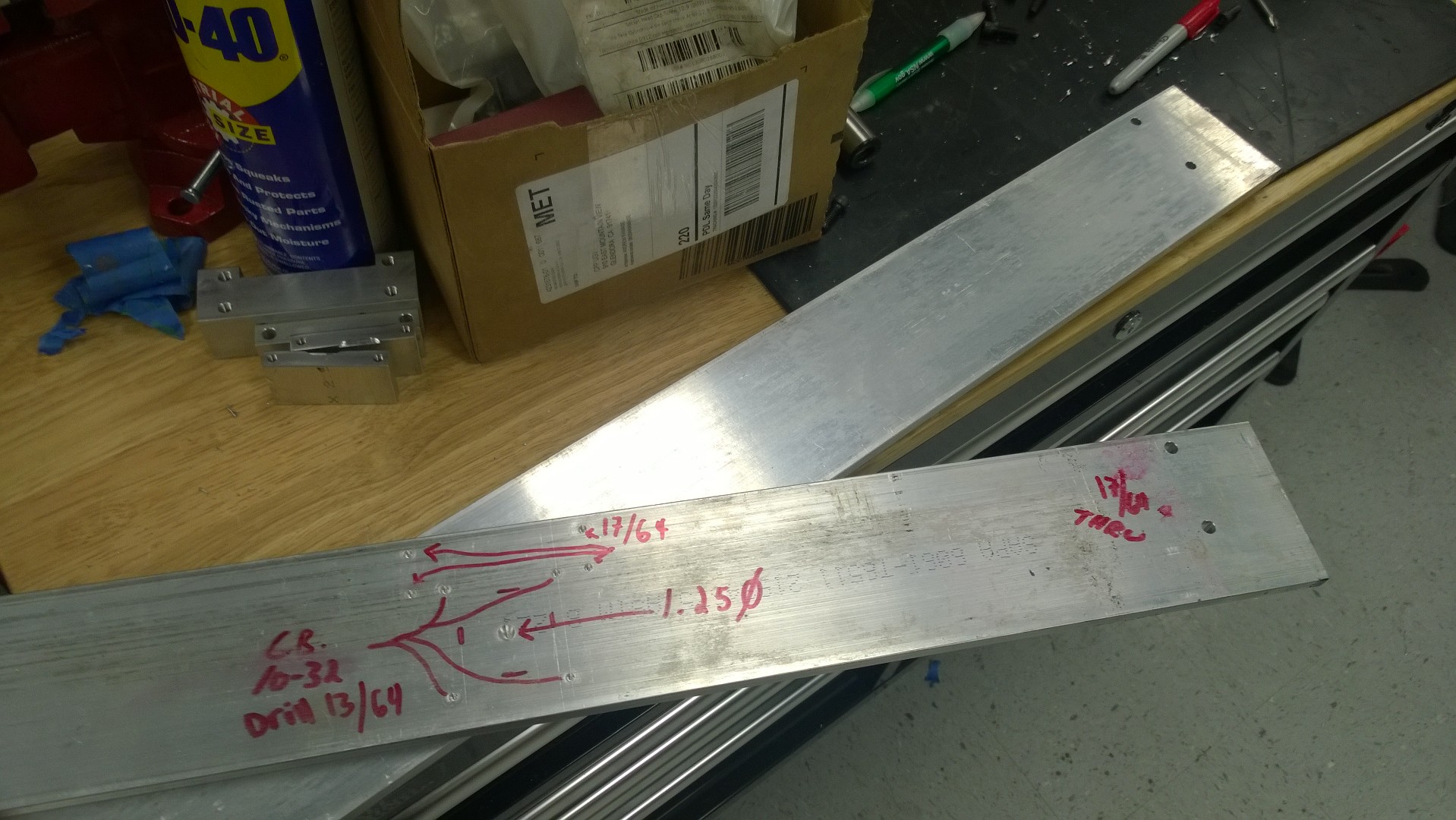 Using a CNC machine to build a CNC router. 117837-7