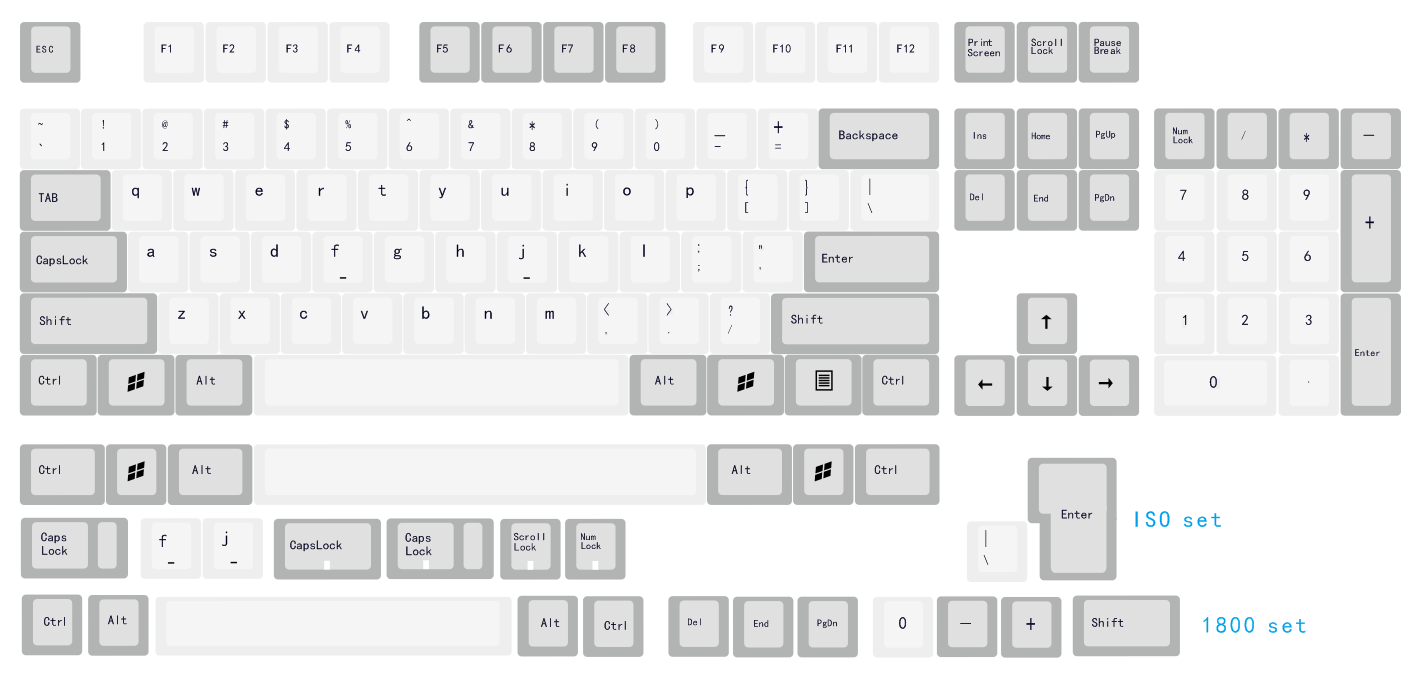 PBT White/Beige set ROUND 4 ★★★ISO included★★★★ 133keys Accept order now 130229-0