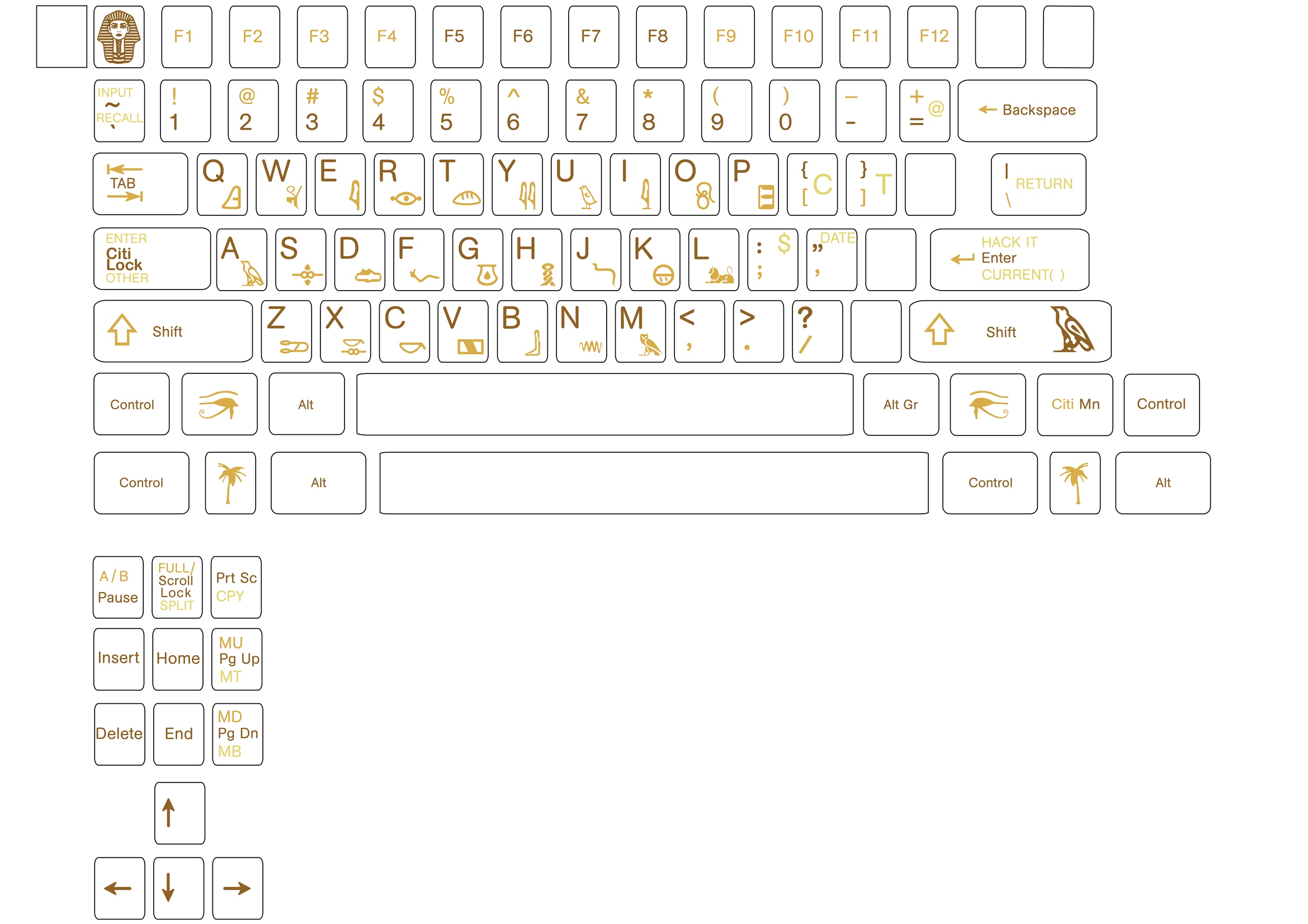 PBT White/Beige set ROUND 4 ★★★ISO included★★★★ 133keys Accept order now 131343-6