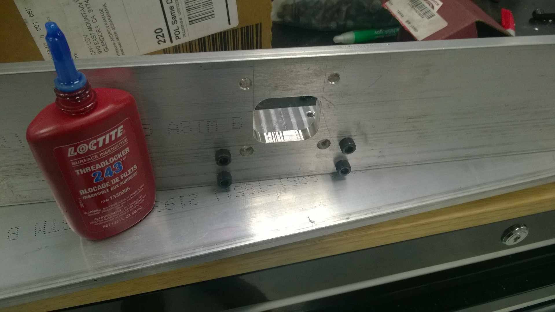 Using a CNC machine to build a CNC router. 117847-12