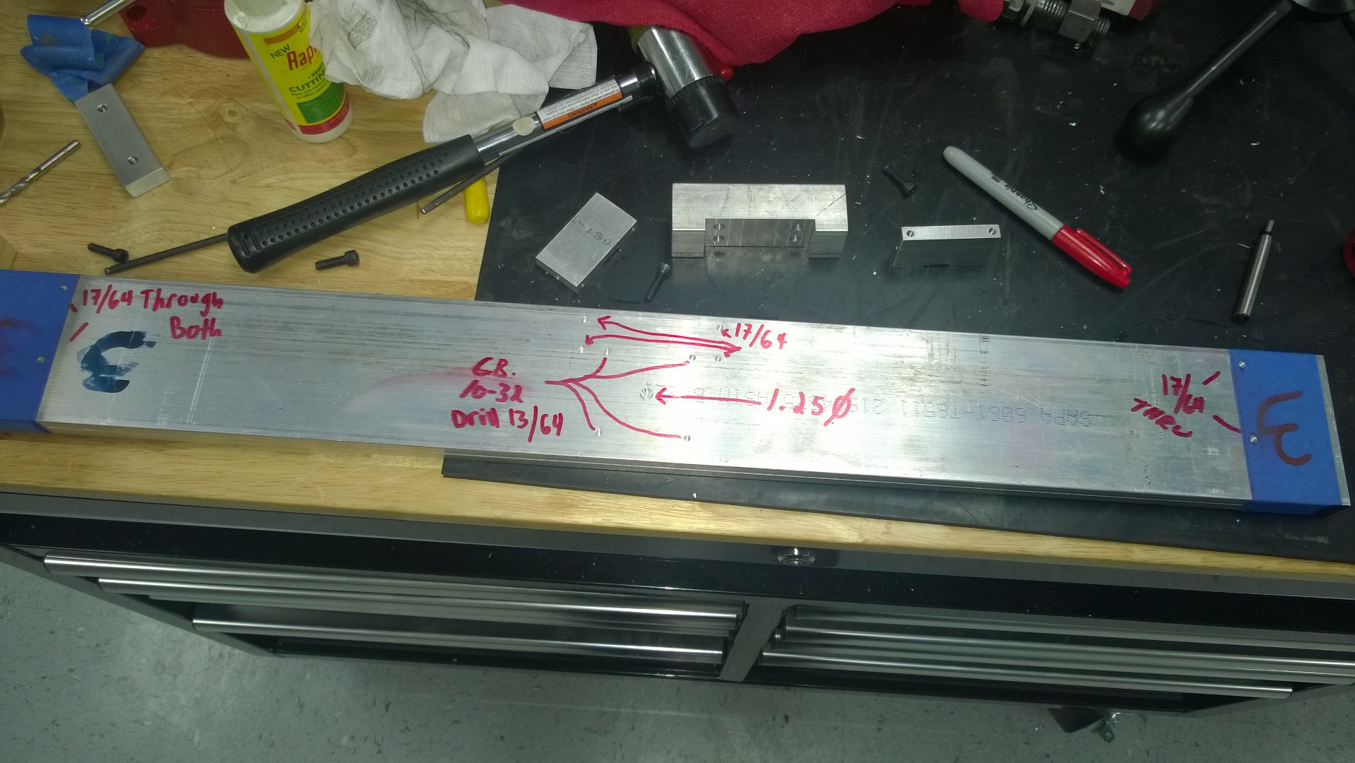 Using a CNC machine to build a CNC router. 117833-5