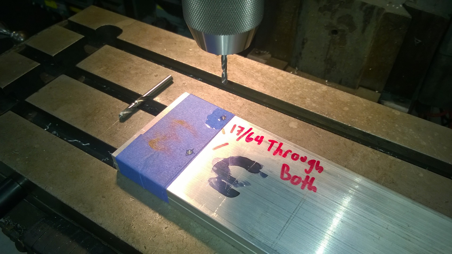 Using a CNC machine to build a CNC router. 117835-6