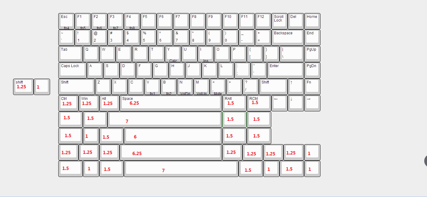 RS84 75% keyboard kit (USA only) 91481-0