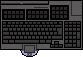 Keyboard pixel art things.