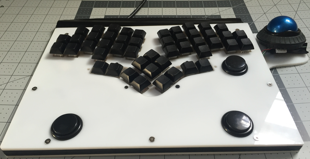 Subsurface: a 40% ergo board meant to pair with an MS Surface Pro 3/4 tablet 148261-0