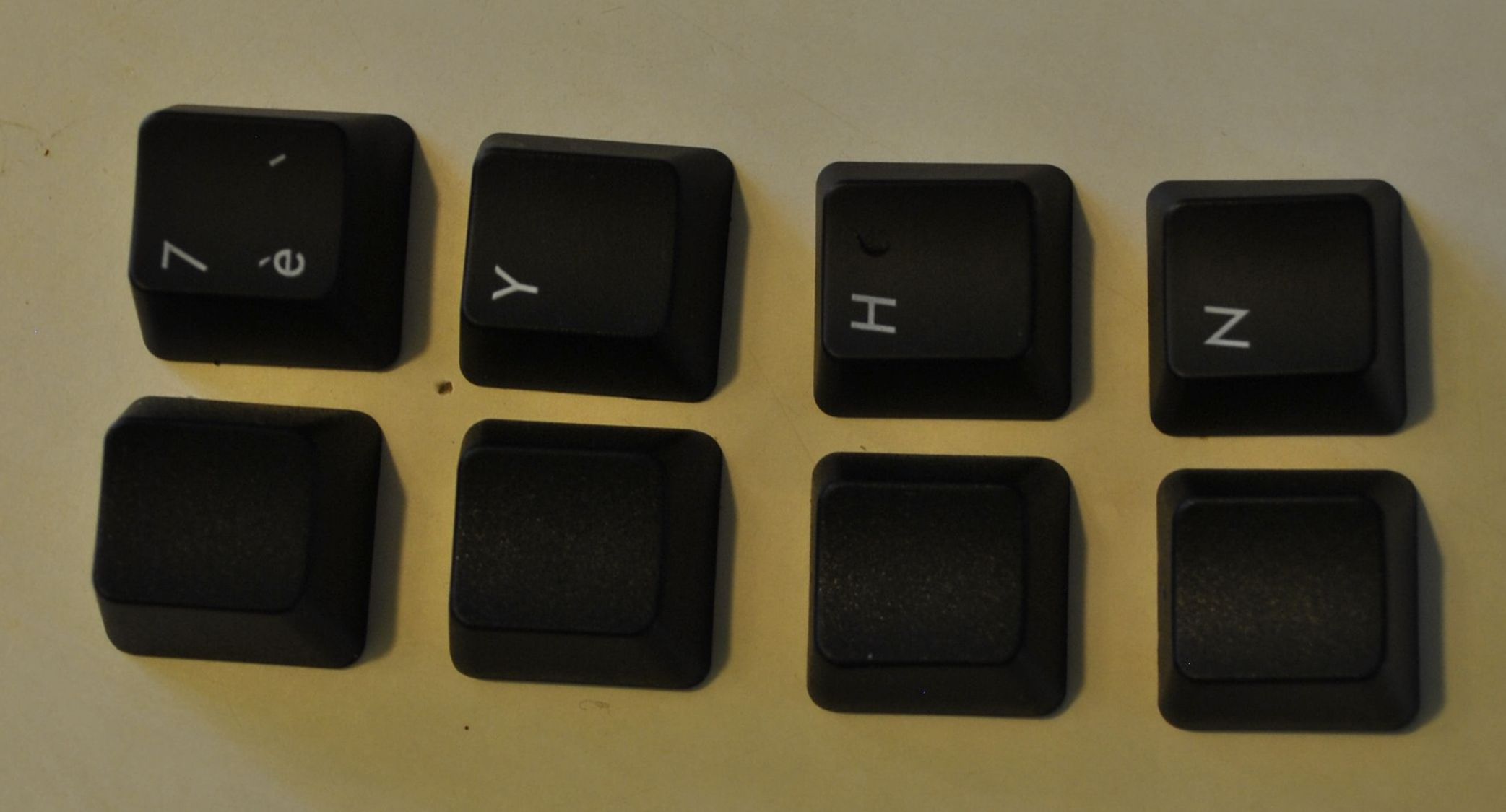 WASD keycaps for Truly Ergonomic 4561-2