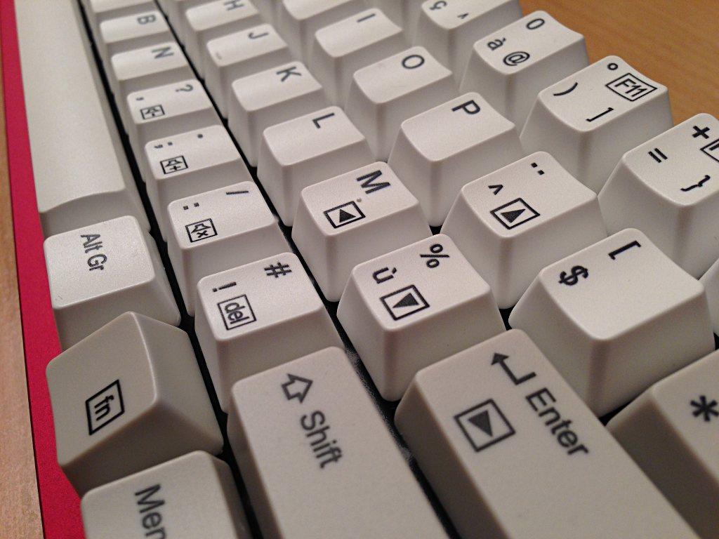 The GuiFN layout for 60% keyboards 63095-4