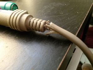 IBM Model M cord damage question, see picture 87799-0