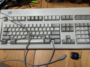 Model M attached cable to semi-detachable ps/2 conversion. 194212-3