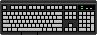Keyboard pixel art things.