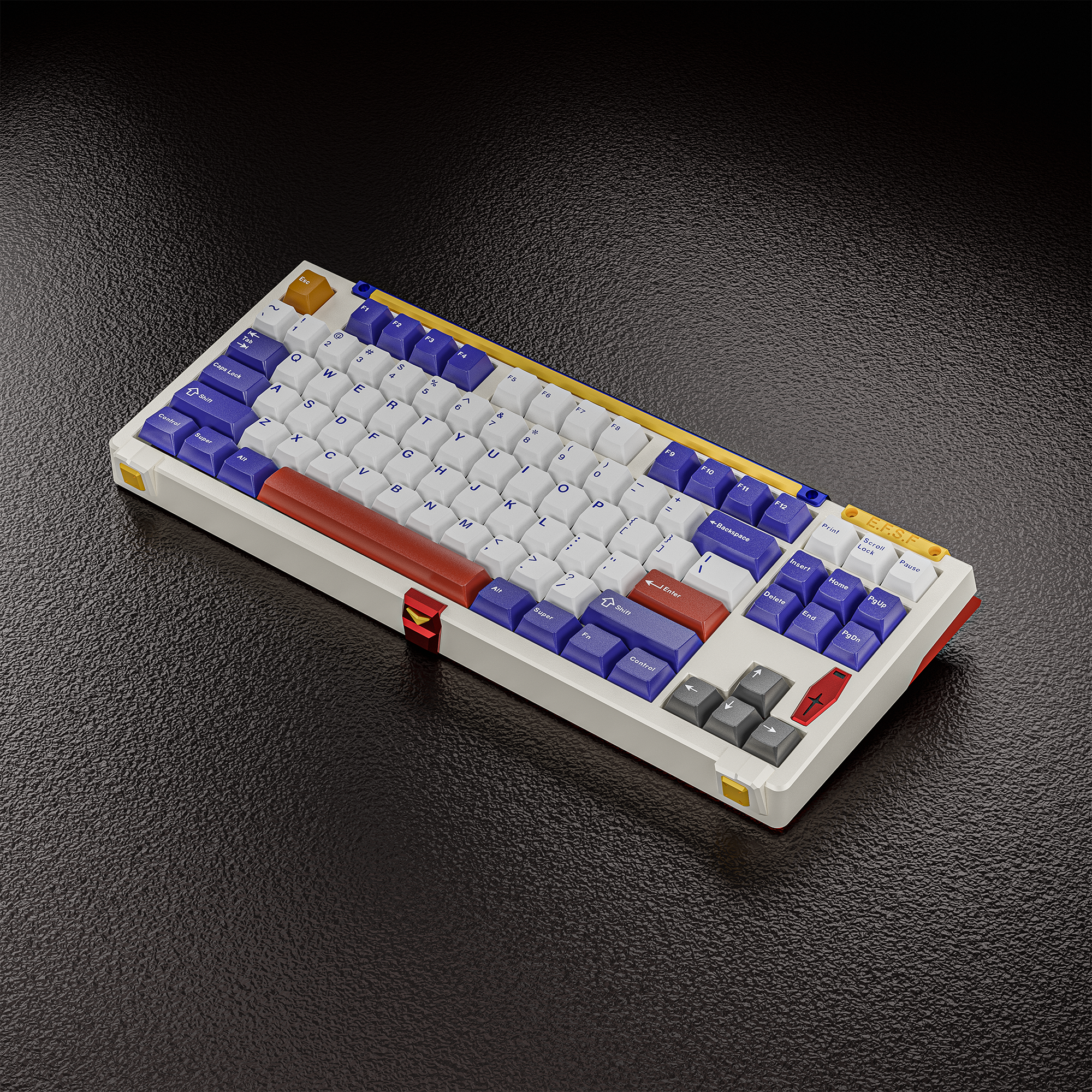 【IC】Keygeak-PIXI87 Customized Keyboard (Inspired by Gundam) 303806-8