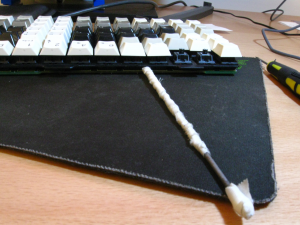 Switch Swap on a Plate Mounted Board with out Soldering?! IMPOSSIBRU! 55423-11